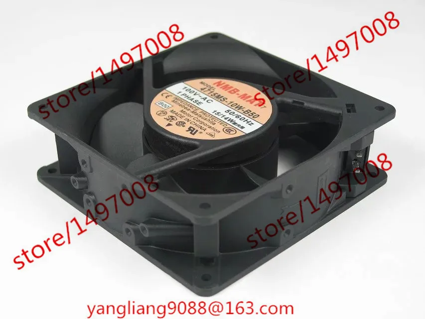 NMB-MAT 4715MS-10W-B50 B00 AC 100V 15W 120x120x38mm Server Cooling Fan