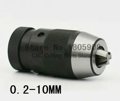 

Taper B12, 0.2-10mm Medium-sized keyless drill chuck closefisted drill chuck, accuracy: less than 0.1mm