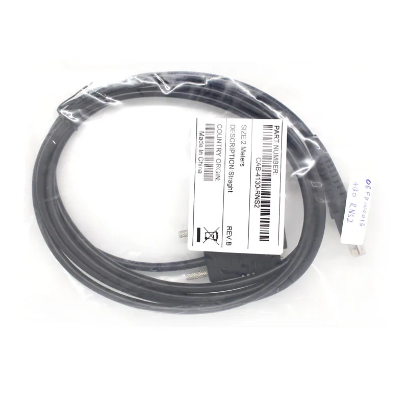 2M RS232 Serial to RJ45 Cable For Datalogic D100 D130 GD4130 GD4400 QD2130 Barcode Scanners