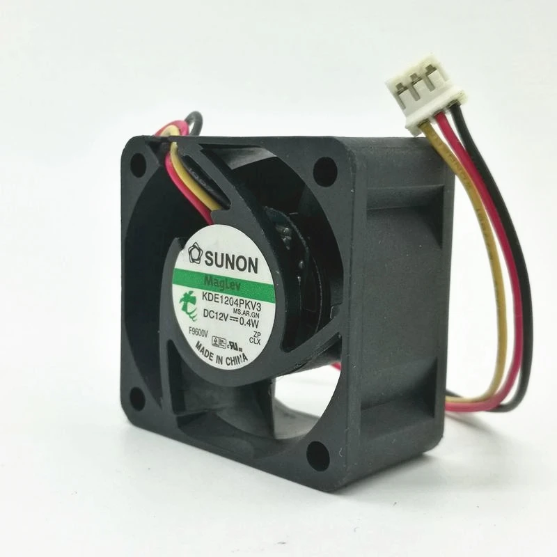 

Sunon Maglev DC12V 0.4W 4020 40 40X40X20MM Supply Power Cooling Fan KDE1204PKV3 Cooling Fans 3pin