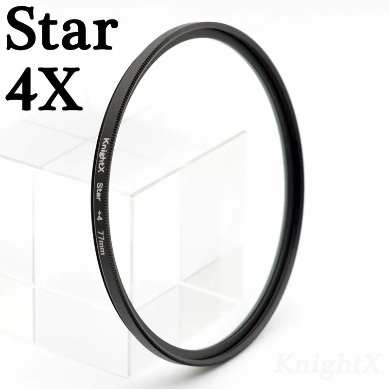 KnightX Star Line 52MM 55MM 58MM 67MM 77MM Camera Lens Filter For canon eos sony nikon d3300 400d 18-135 d5100 photo photography