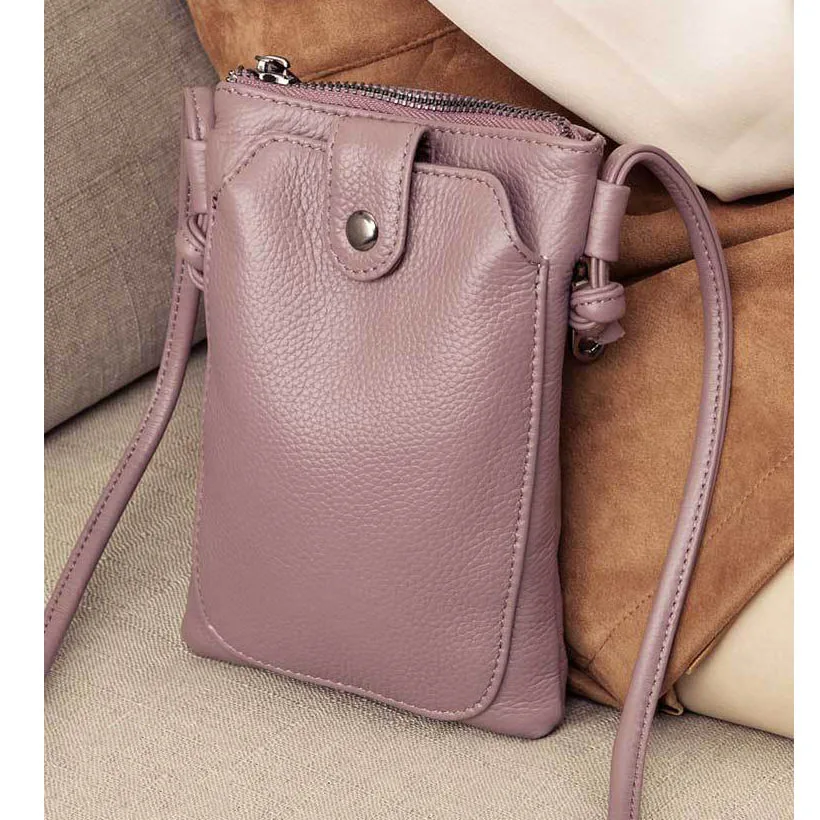 2023 New Arrival Women Shoulder Bag Genuine Leather Softness Small Crossbody Bags For Woman Messenger Bags Mini Clutch Bag