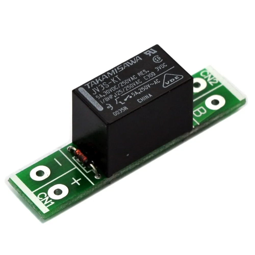 Electronics-Salon 6PCS 3VDC SPST-NO 5A/250V Power Relay Module. DC3V.