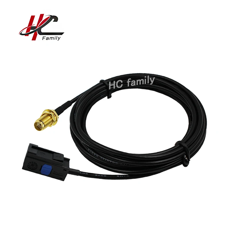 

NEW 1m 39.5in SMA female to black FAKRA A Jack Cable Assemblies RG174