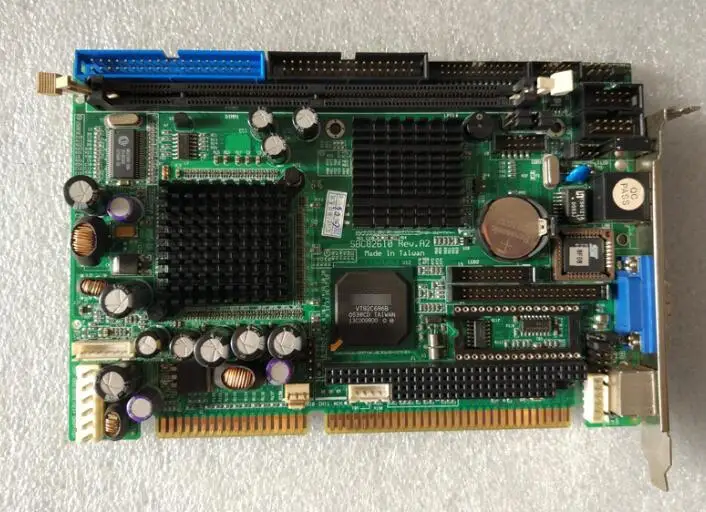 

SBC82610 Rev.A2 100% OK оригинальная материнская плата IPC со слотом ISA, Промышленная материнская плата, полуразмерная карта ЦП PICMG1.0 с ОЗУ ЦП