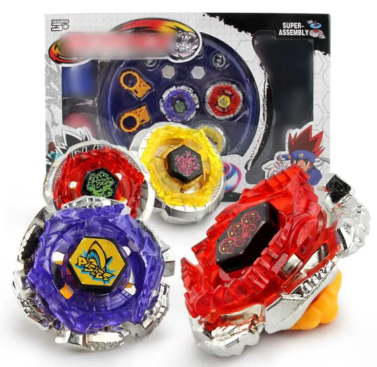 

Spinning Top Metal Fusion Set 4pcs With Launchers Arena Constellation Children Christmas Gifts