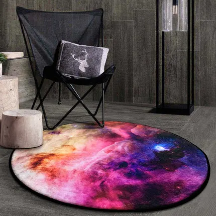 Creative Space Star Carpet, Cartoon Bedroom, Living Room, Home Decorative, Computer Chair Mats