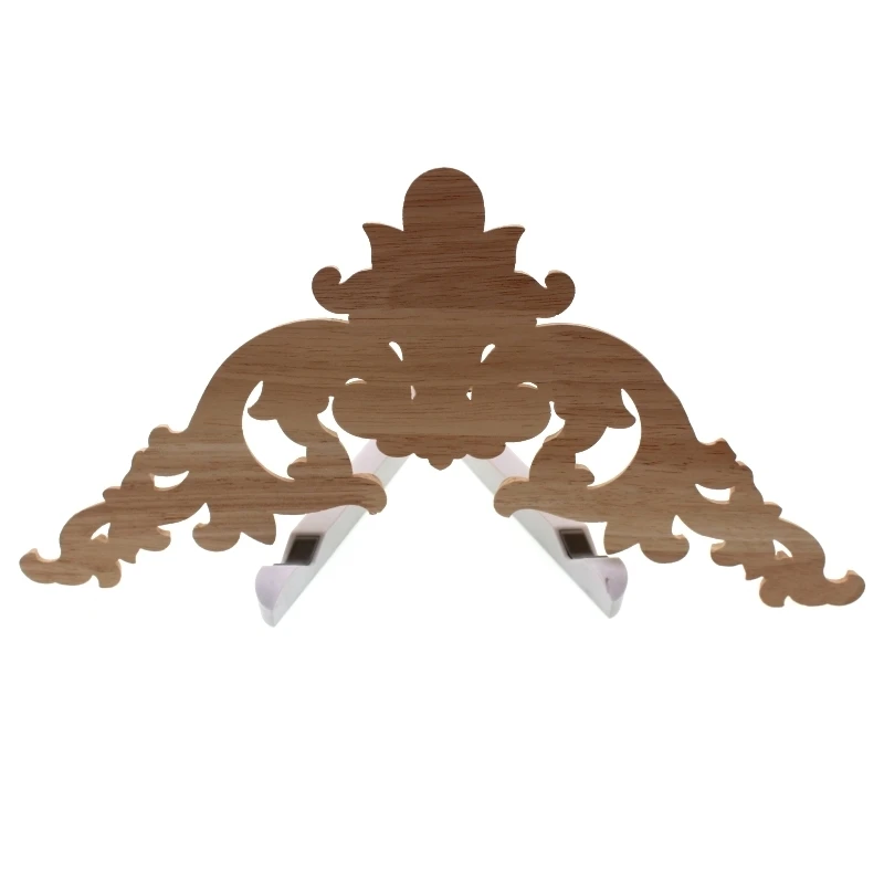 Exquisite Classic Rubber Wood Carved Applique Vintage Furniture Craft Decor Home Decoration Accessories Miniature Figurine