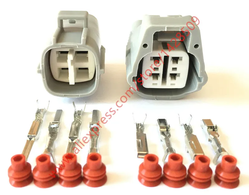 5 Sets kit Sumitomo 4 pin TS 090 Sealed Male Female Oxygen Sensor Plug for Suzuki Toyota Corolla 6188-0066 6189-0126