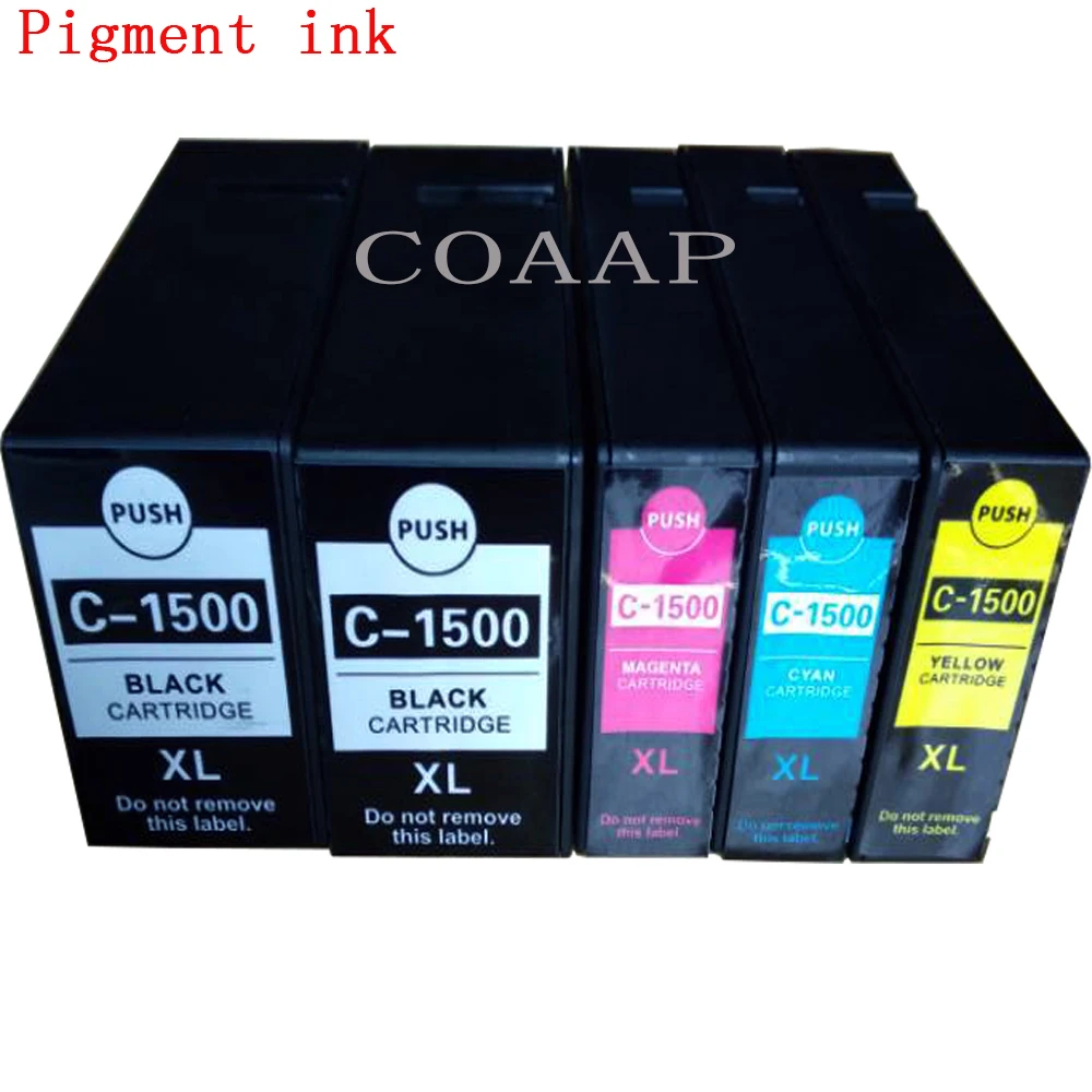 Compatible Set cartridges full pigment ink for Canon pgi 1500 PGI-1500XL PGI1500 for MAXIFY MB2050 MB2000 MB2300 MB2350 MB2750