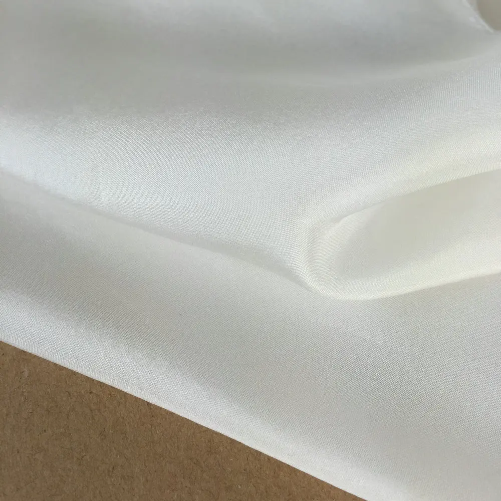 Nature White 100% Silk Habutai  Fabric For Lining  Pongee Habotai Use Scarf 5-19momme