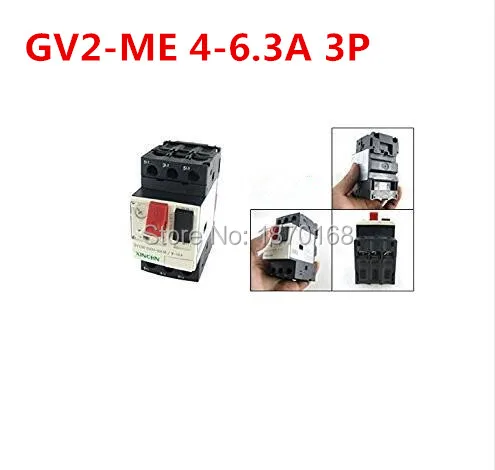 

GV2-ME 4-6.3A 3P Pole Thermal Magnetic Motor Protection Circuit Breaker MPCB