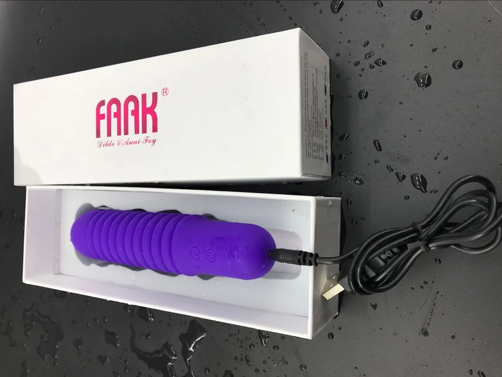 FAAK New Magic Wand Vibrator Massager Toy Women USB Rechargeable Vibrating Stimulator Vagina Masturbator Anal Sex Toys 7 Speed