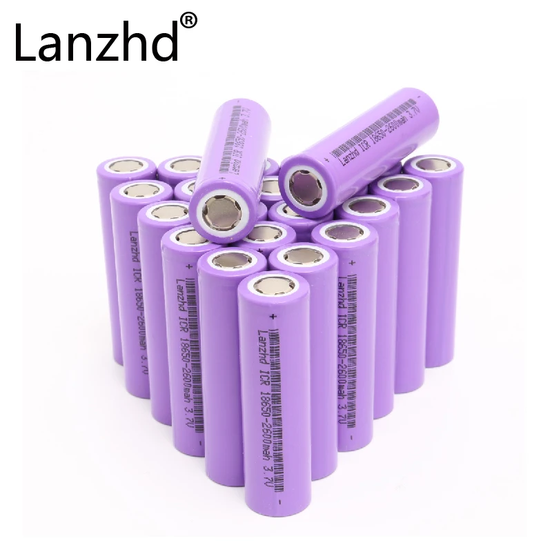 18650 Batteries ICR18650 26F 5C Power battery 3.7v 13A 2600mAh Li-ion  battery for Electric drill/Toy/cigarettes(8-40PCS)