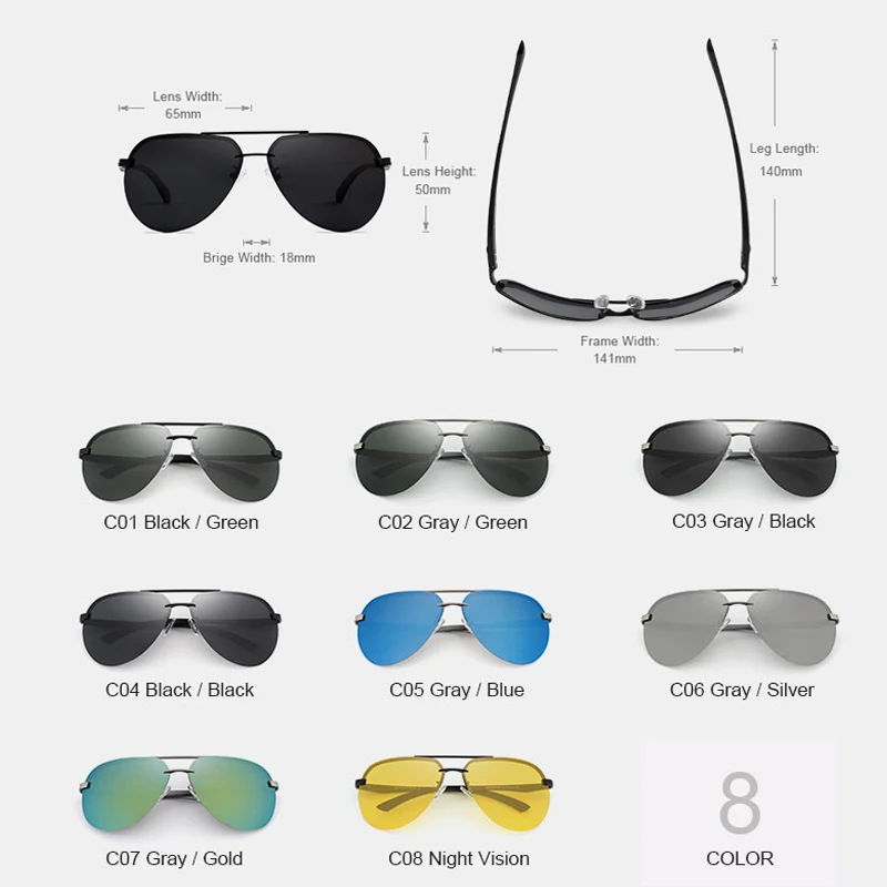 KINGSEVEN อลูมิเนียมแมกนีเซียมแว่นตากันแดด Polarized ผู้ชายไดร์เวอร์กระจกเงาแว่นตาชายตกปลาหญิงแว่นตาผู้ชาย