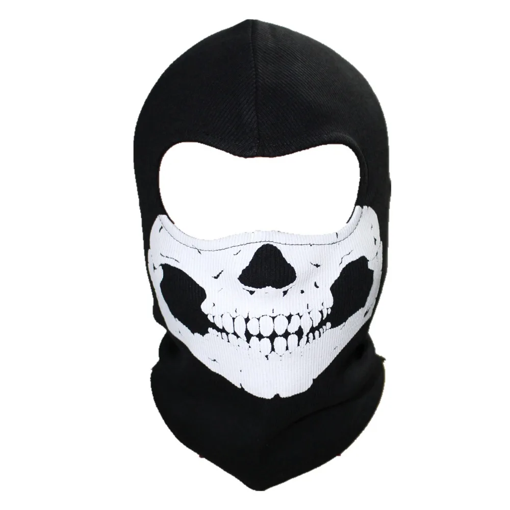 Schwarz Maske Balaclava Mützen Hüte Männer Ghost Schädel Voll Gesicht Herzlich Maske Haube Beanie Ggorros Hombre Casquette Bbalaclava