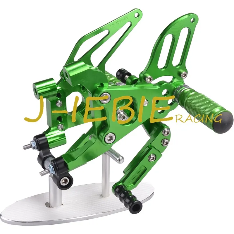 CNC Racing Rearset Adjustable Rear Sets Foot pegs Fit For Ducati 899 959 1199 1299 Panigale 2012 2013 2014 2015 2016 GREEN