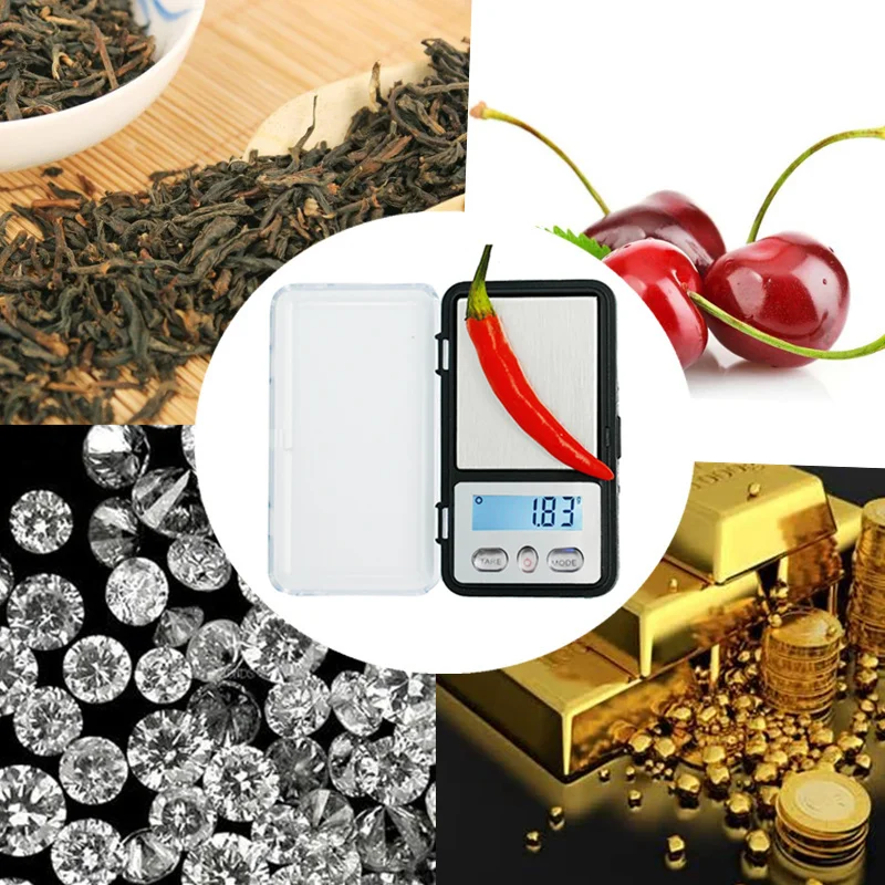 Scale Mini Pocket Digital Jewelry Scale 200g 0.01g LCD Display Gold Home Balance Weighing Gram Portable Electronic