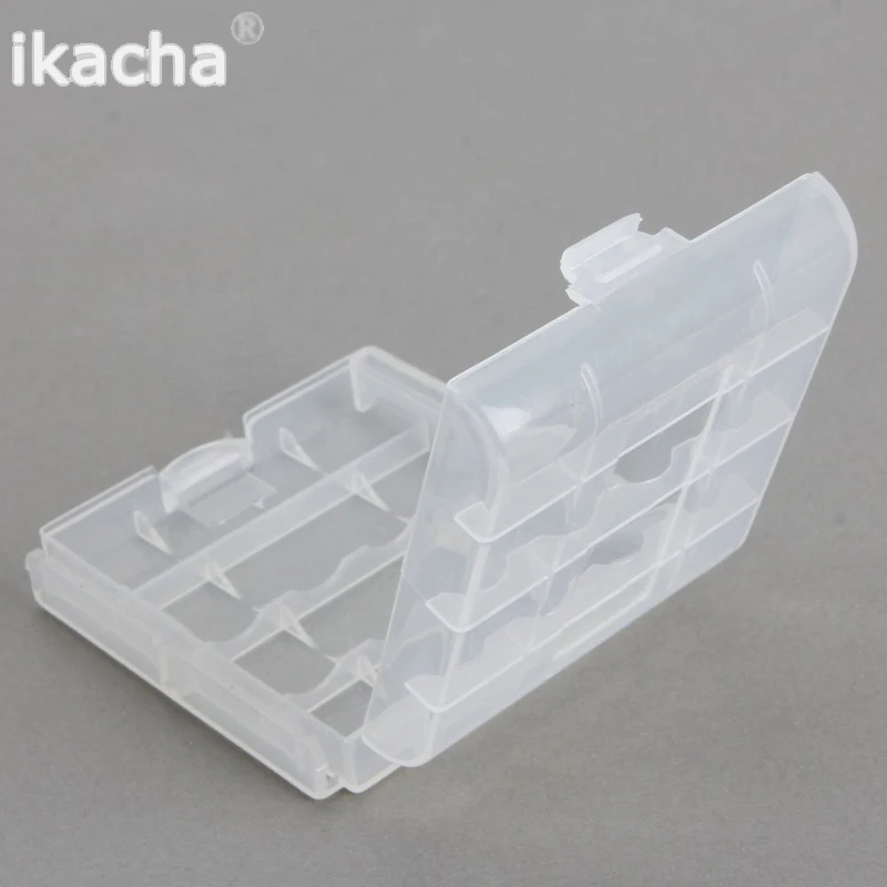 2pcs New Hard Plastic full Case Cover Holder AA / AAA Battery Storage Box Container Bag Case Organizer Box Case