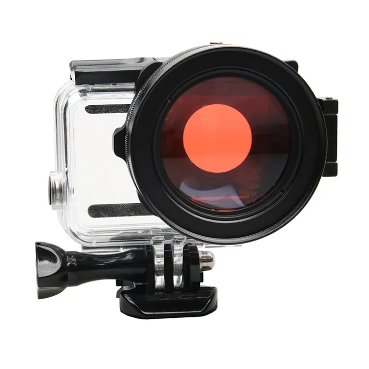 For Gopro 7 close up Filter +16 Macro Red Diving Underwater Filtors for Go Pro 5 6 7 Black Original Waterproof Case Accessories