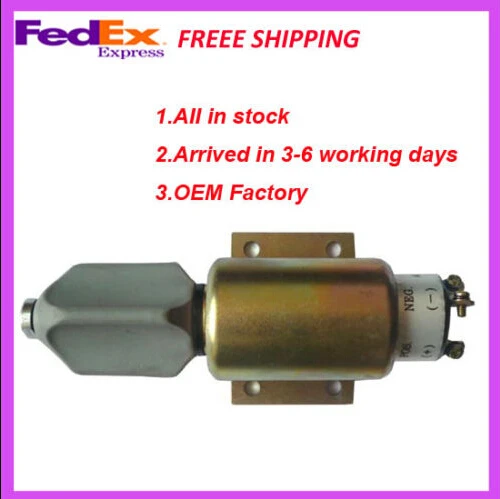 

Stop solenoid 2003-24E7U1B1S2A SA-3838 fit Excavator 24V