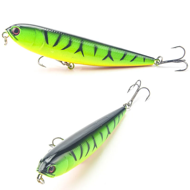 1PCS 12cm 22g Pencil Fishing Lure 4# Top water Dogs Hard Lures Baits Wobbler Artificial Hard Bait Fishing Tackle Pesca