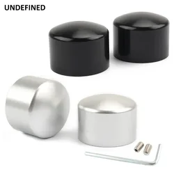 Motorcycle Front Axle Nut Cover Cap Bolt Kit For Harley Sportster XL 883 1200 Touring Street Glide Dyna Softail FLTR FLHT FLHRC