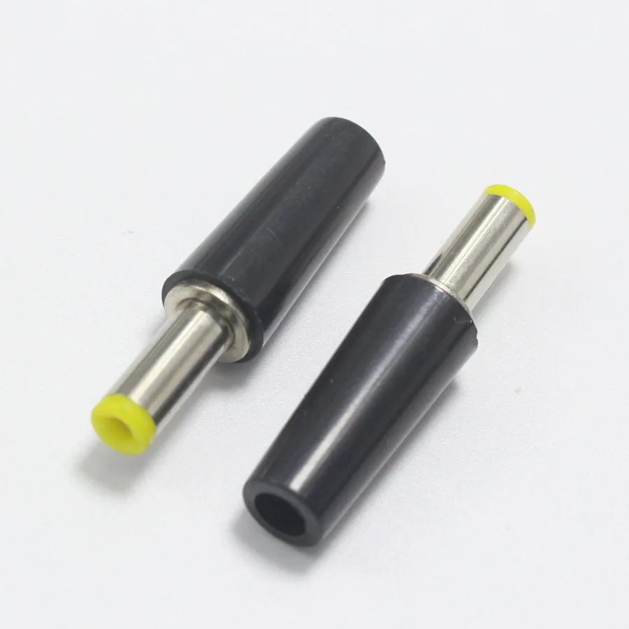 4 قطعة 5.5*2.5 مللي متر/5.5*2.1 مللي متر تيار مستمر قابس طاقة ABS 5.5 مللي متر ذكر المقابس موصل DIY بها بنفسك إصلاح الصوت مهايئ الرافعة