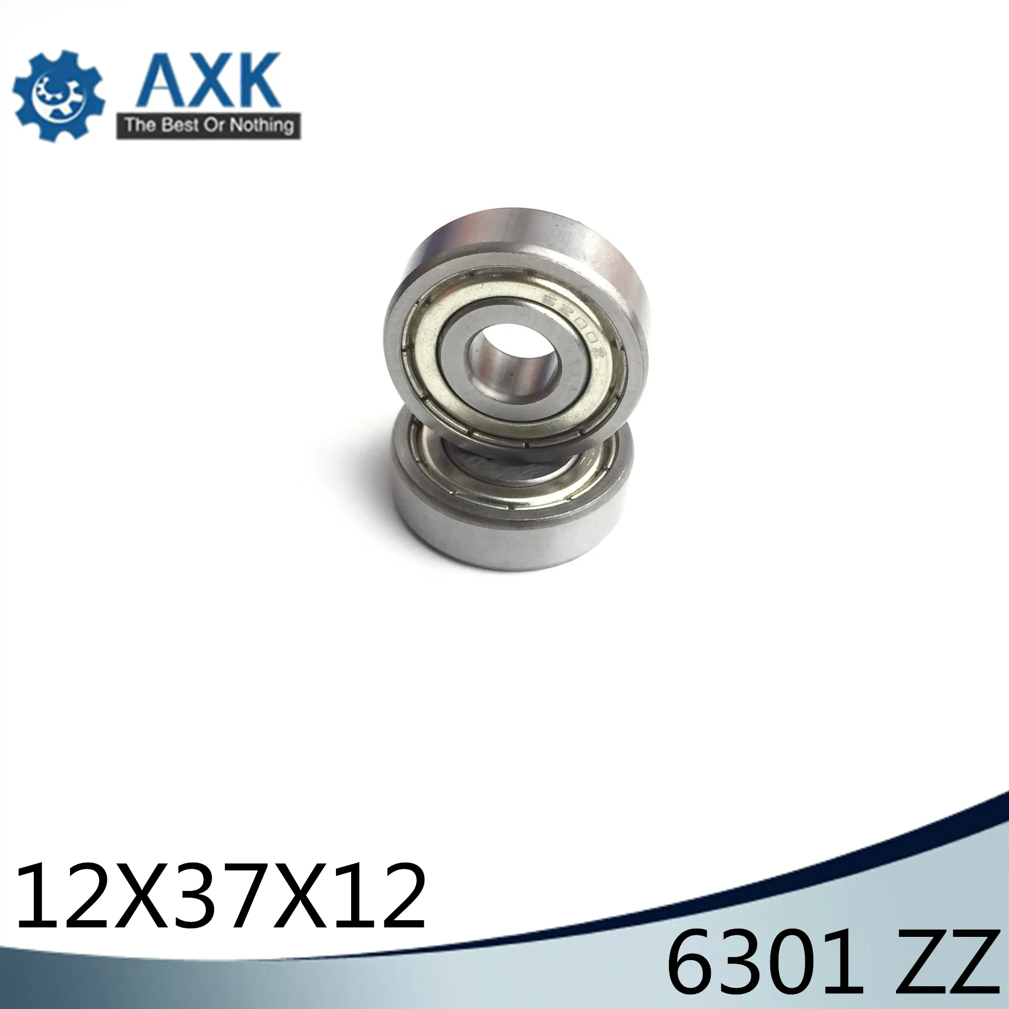 

6301ZZ Bearing 12*37*12 mm ABEC-3 ( 4 PCS ) For Blower Vacuums Saw Trimmer Deep Groove 6301 Z ZZ Ball Bearings 6301Z