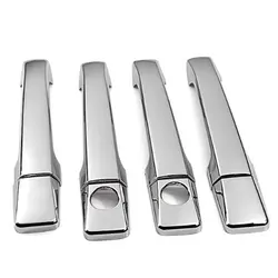 Chrome Side Door Handle Covers Trims For Mercedes-Benz 85-95 W124 E-Class 83-93 W201 C-Class E420 260E 190E 190D