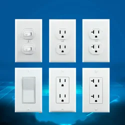 15A/20A 110V-250V United States 1 2 gang UL authentication USA standard socket North America Power supply socket Wall switch