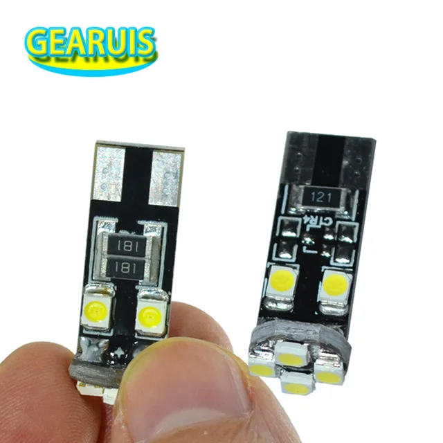 DHL Free 1000X T10 Canbus no error 8Led 8 Smd 3528 1210 194 168 W5W Car Led Interior Parking Light Bulb Side Turn Lamp DC 12V