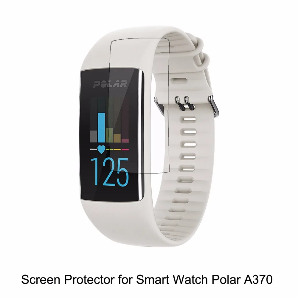 3 * Clear LCD TPU Film Anti-Scratch-Screen Protector Abdeckung für Smart Uhr Computer Polar A370