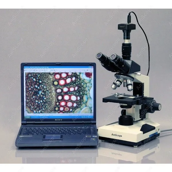 40X-2000X Lab Clinic Vet Trinocular Microscope--AmScope Supplies 40X-2000X Lab Clinic Vet Trinocular Microscope