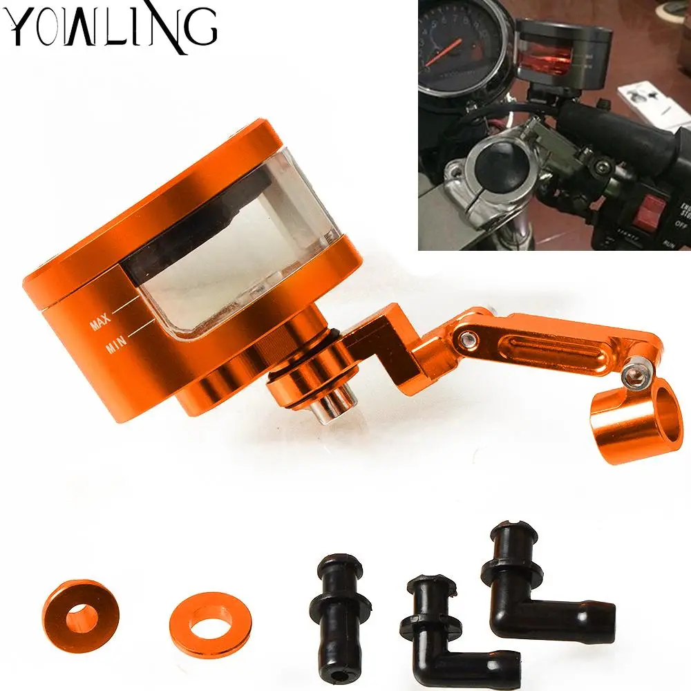 

Universal Motorcycle Brake Fluid Reservoir Tank with mounting kit For 1050 1090 1190 1290 Adventure R RC8 Super T ABS