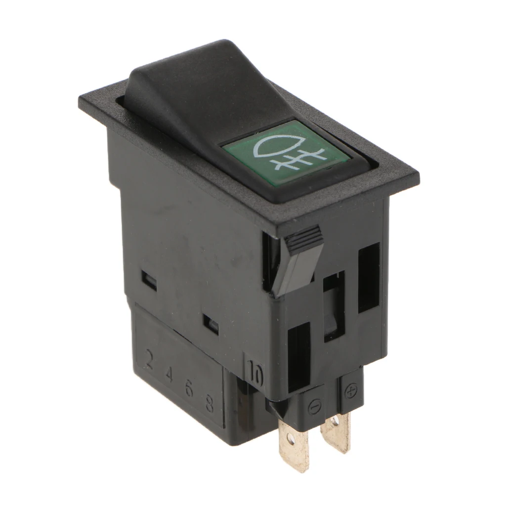 4 Spilli Luce di Nebbia Rocker Switch On Off di Controllo per il Camion Dell\'automobile di Ingegneria Treno