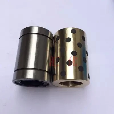 

JDB 203242 copper sleeve the same size of LM20 linear Solid inlay graphite Self-lubricating bearing