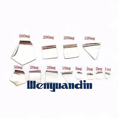 12pcs A Set F1 1mg to 500mg Milligram Calibration Weight For Balance Test