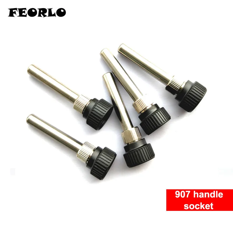 FEORLO 3PCS/Lot 907 Handle Socket Soldeirng Handle Case Sleeve For HAKKO Atten AOYUE 936 / 937 Soldering Station Free Shipping