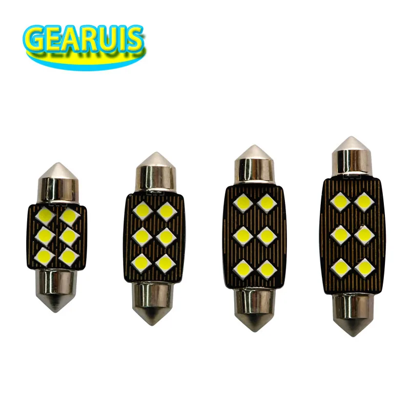 100X Festoon 31mm 36mm 39mm 41mm LED Bulb C5W Canbus Error Free Non polar 3030 6 SMD 0.15A Auto Interior Doom Lamp Car Styling