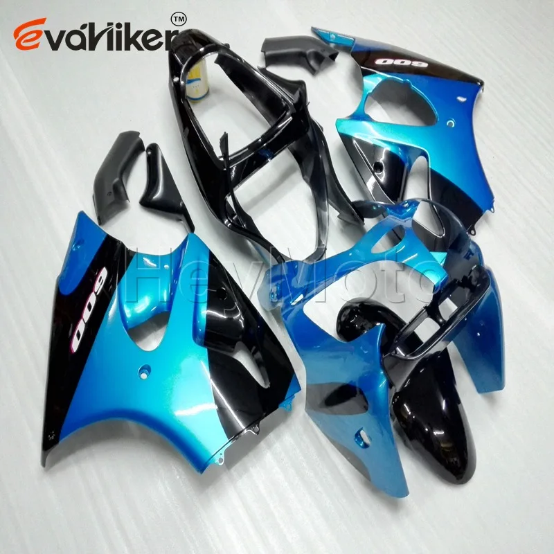 ABS fairings for ZZR600 2005 2006 2007 2008 blue black ZX6R 2000 2001 2002 motorcycle bodywork kit Injection mold H3