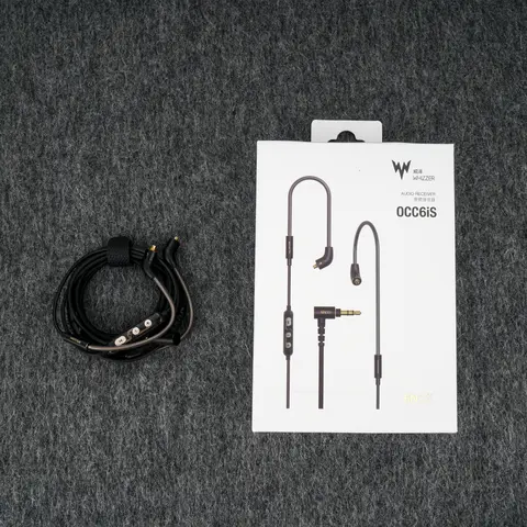 Whizzer MMCX Upgrade Cable 6N OCC Single Crystal Copper  Dedicated  for A15 fiio lc-re Sony with Mic Volume Control Original