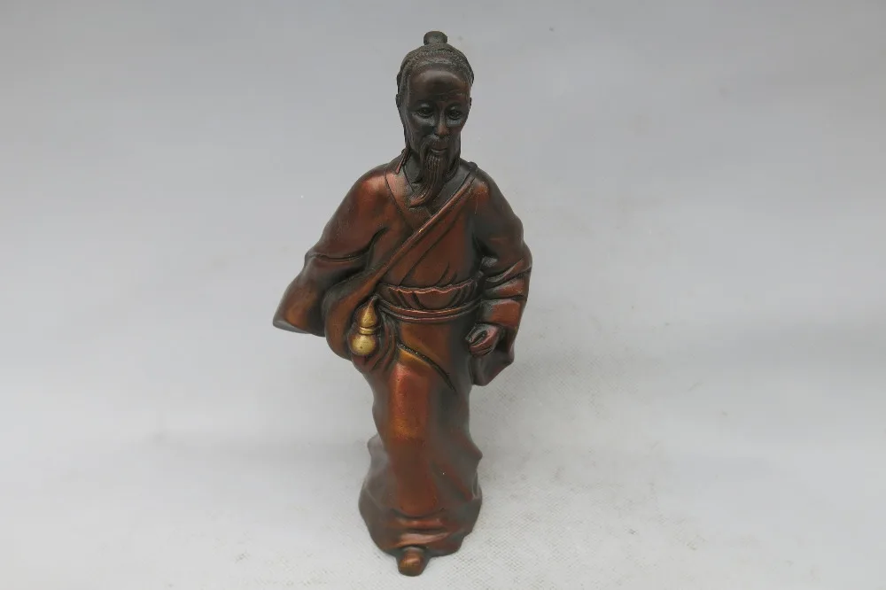 Very rare Han Dynasty (145-208)Copper Ancestors of Chinese medicine,Hua Tuo,free shipping