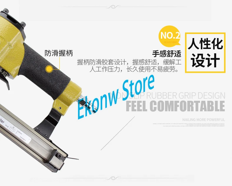 Pneumatic Nailer Gun Air staple pin Stapler Nail Gun Tools for photo frame tacker P515 For wooden