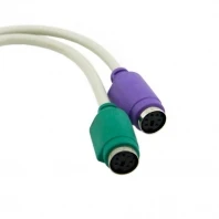 Кабель-переходник для двух PS2 PS/2 MINI DIN 6pin к USB 2,0 для ПК