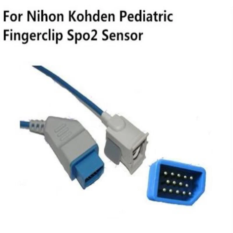 

Compatible For NIHON KOHDEN BSM2301 DB14 PIN Pediatric Fingerclip SPo2 Sensor Spo2 Probe Monitor Sensor Oxygen Probe 3M/9ft TPU