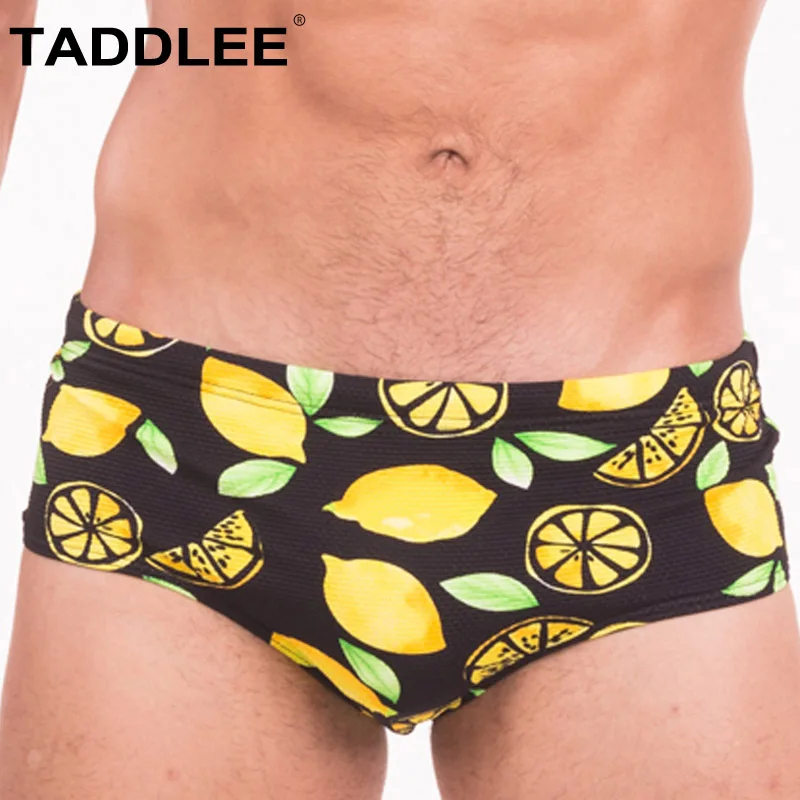 Taddlee Brand Sexy Swimwear Men Swim Boxer Briefs Bikini Pad Inside Enhance Men's Swimsuits Gay Penis Pouch WJ Surf Board Trunks