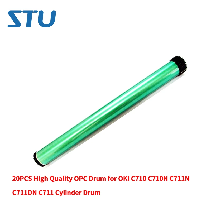 20PCS High Quality OPC Drum for OKI C710 C710N C711N C711DN C711 Cylinder Drum