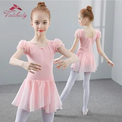 Ragazze Body Danza Vestito Da Balletto Bambini Della Tuta Ballerina Tutu Body Blu Nero Colori Buon Stile