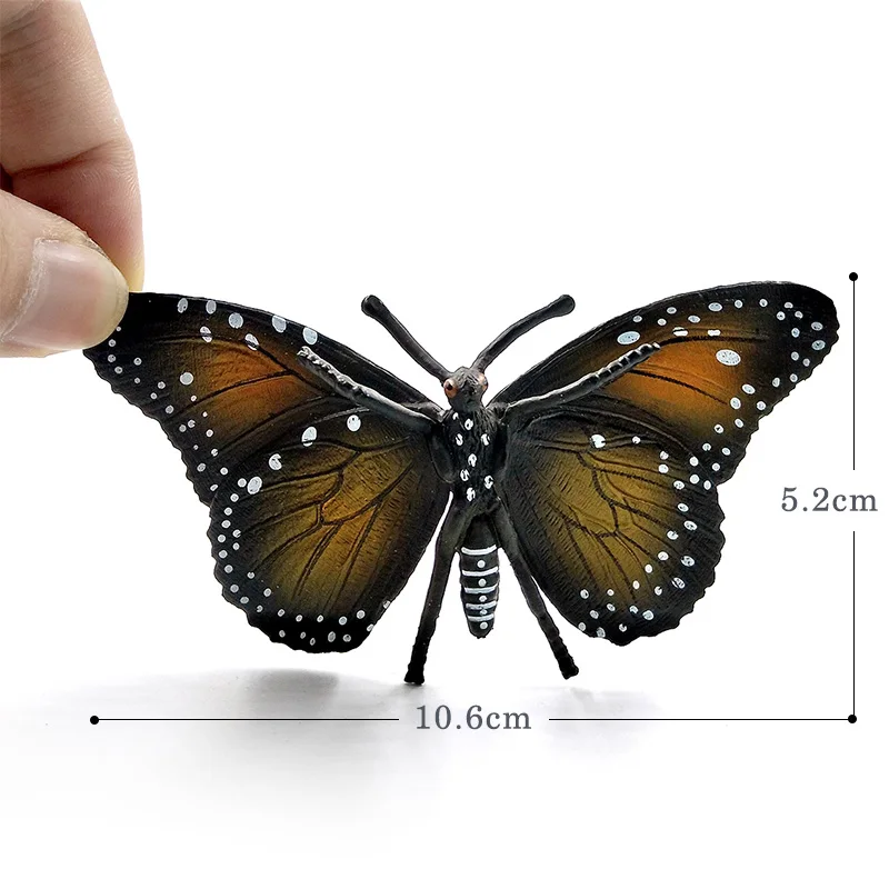 Mini cute Butterfly figure Simulation animal model insect figurine home decor decoration accessories statue Toys Gift For Kids